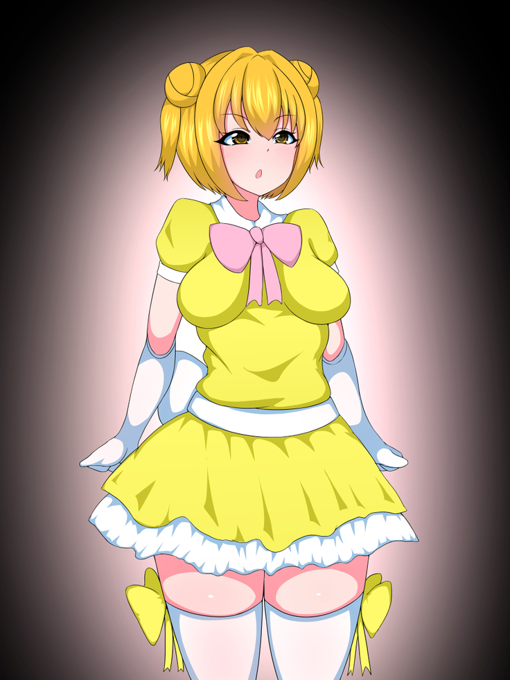 Seigi no Mahou Shoujo Cute-chan ga Akuochi Futanari Bitchi ni Naru nante...