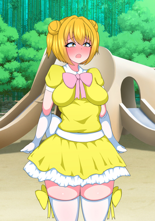 Seigi no Mahou Shoujo Cute-chan ga Akuochi Futanari Bitchi ni Naru nante... Page #84