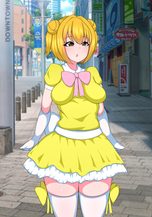 Seigi no Mahou Shoujo Cute-chan ga Akuochi Futanari Bitchi ni Naru nante... Page #75