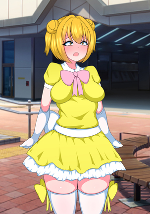 Seigi no Mahou Shoujo Cute-chan ga Akuochi Futanari Bitchi ni Naru nante... Page #86