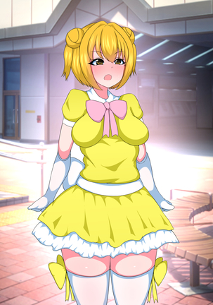 Seigi no Mahou Shoujo Cute-chan ga Akuochi Futanari Bitchi ni Naru nante... Page #87