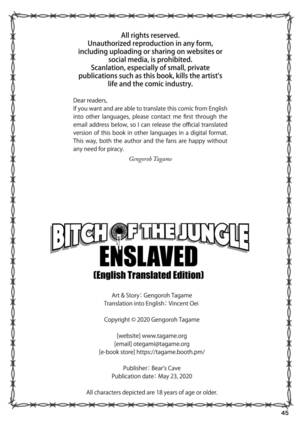 Bitch of the jungle – Enslaved Page #46