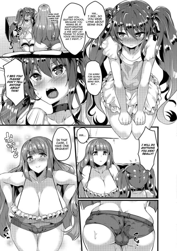Nikushokukei futanari joshi vs Soushokukei otoko no ko || Carnivorous Futanari girl vs Herbivorous Trap