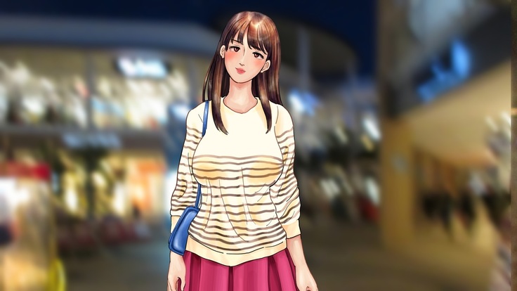 kyonyuu seiso yariman JK to doutei ojisan no shasei gaman → nama nakadashi