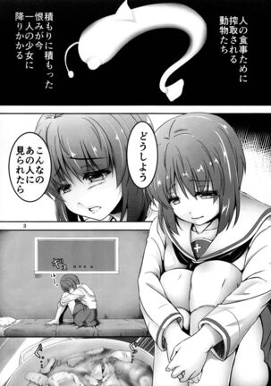 (C91) [Pandora Box (Hakomaru.)] Ankou no Noroi?! Miho-san ni Haechatta!? Ganbare Erika-san!! (Girls und Panzer) - Page 3