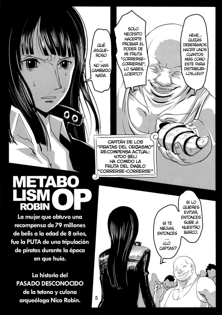 Metabolism-OP Kyonyuu Kyoshiri Shoufu Nico Robin no Keshi Taikako