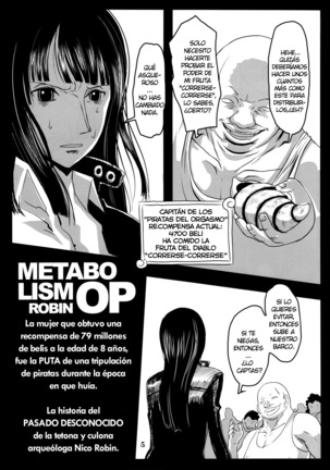 Metabolism-OP Kyonyuu Kyoshiri Shoufu Nico Robin no Keshi Taikako