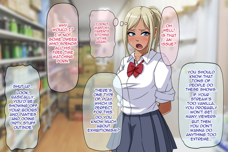Namahousou! Kuro-gyaru Zenra Toukou | Live Broadcast! Tanned Gyaru's Naked School Visit