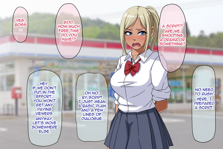 Namahousou! Kuro-gyaru Zenra Toukou | Live Broadcast! Tanned Gyaru's Naked School Visit