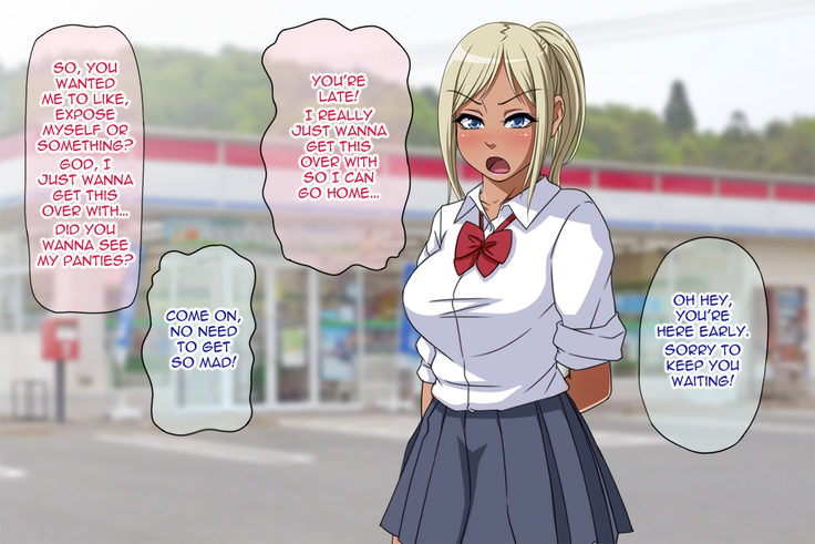 Namahousou! Kuro-gyaru Zenra Toukou | Live Broadcast! Tanned Gyaru's Naked School Visit