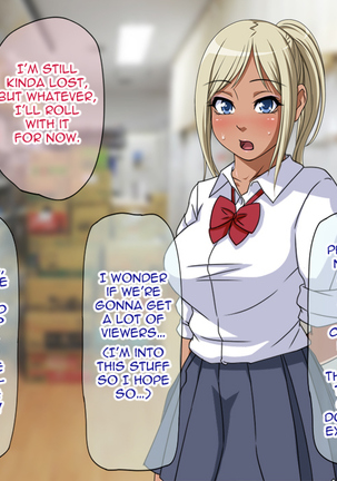 Namahousou! Kuro-gyaru Zenra Toukou | Live Broadcast! Tanned Gyaru's Naked School Visit Page #14