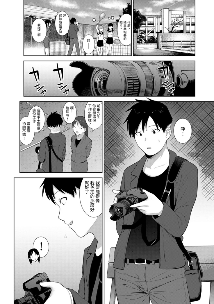 SotsuAl Cameraman toshite Ichinenkan Joshikou no Event e Doukou Suru Koto ni Natta Hanashi Ch.1-7