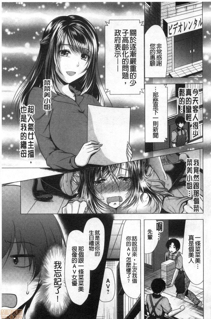 義母アナウンサー菜々美 美麗女主播繼母菜菜美