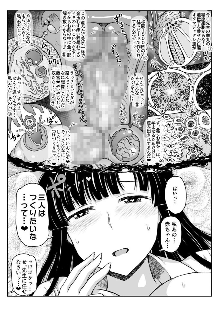 Inkou Kyoushi no Saimin Seikatsu Shidouroku ~Fujimiya Megumi Hen~ "Sensei...Kare no Tame ni Watashi no Shojomaku, Kantsuu Shite Kudasai"
