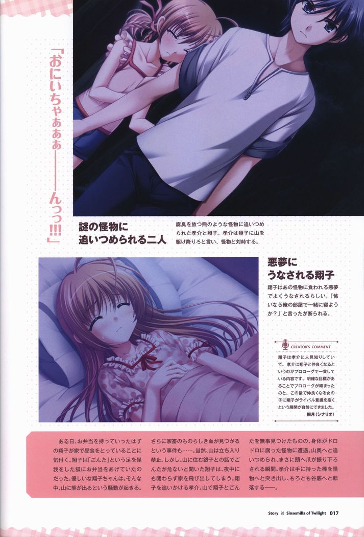 Tasogare no Sinsemilla Official Visual Fan book
