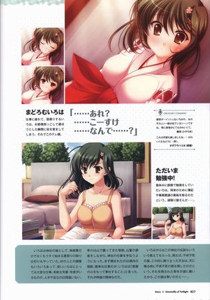 Tasogare no Sinsemilla Official Visual Fan book Page #31