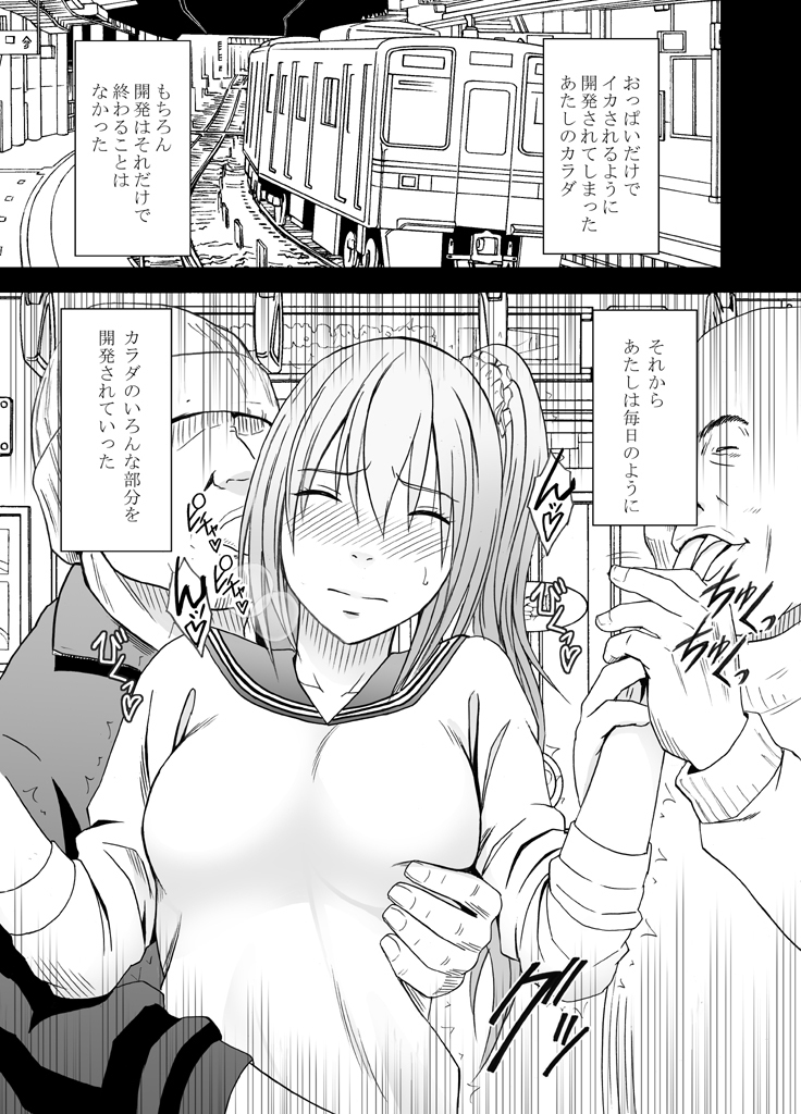 1年365日電車の中で痴漢たちに調教され続け開発されてしまった処女 前編