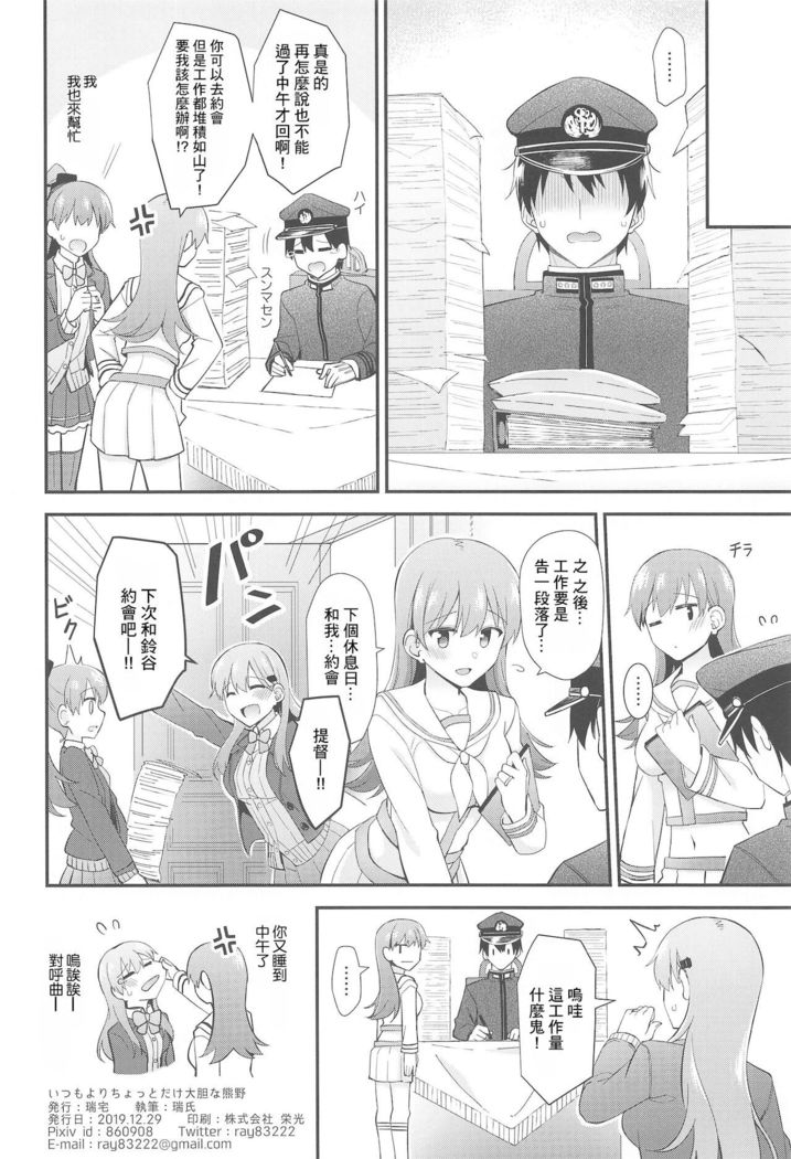 Itsumo yori Chotto dake Daitanna Kumano