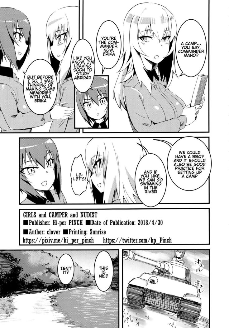 GIRLS and CAMPER and NUDIST