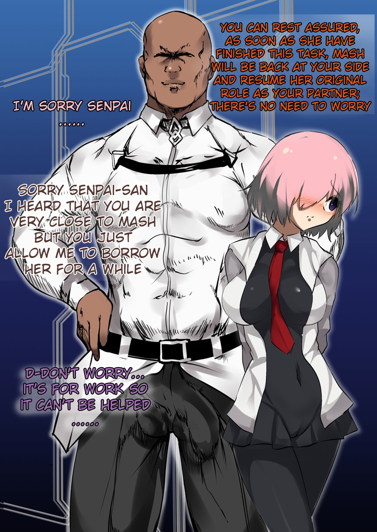 Ura Mash NTR -Junsui na Kouhai ga Kyokon Gaijin ni Netorarete Boku o Ijimeru Akujo ni Naru made-