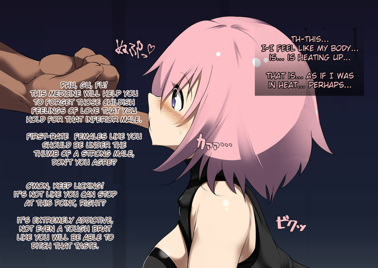 Ura Mash NTR -Junsui na Kouhai ga Kyokon Gaijin ni Netorarete Boku o Ijimeru Akujo ni Naru made-