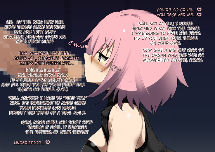 Ura Mash NTR -Junsui na Kouhai ga Kyokon Gaijin ni Netorarete Boku o Ijimeru Akujo ni Naru made-