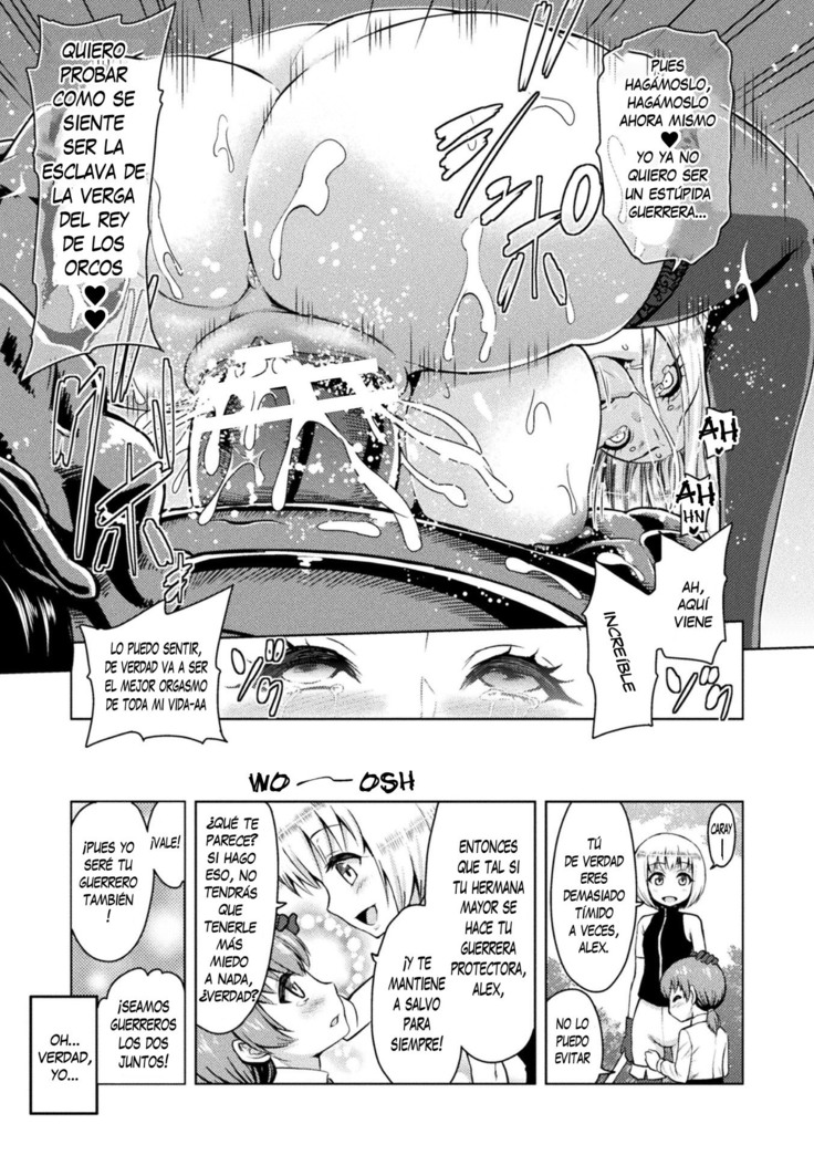 Erona -Orc no Inmon ni Okasareta Onna Kishi no Matsuro-   Erona -La Caída de una Hermosa Guerrera Maldecida con la Lasciva Marca de un Orco- Cap. 1-3