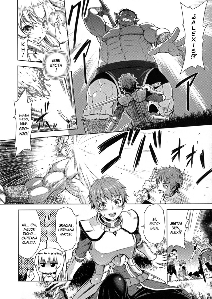 Erona -Orc no Inmon ni Okasareta Onna Kishi no Matsuro-   Erona -La Caída de una Hermosa Guerrera Maldecida con la Lasciva Marca de un Orco- Cap. 1-3