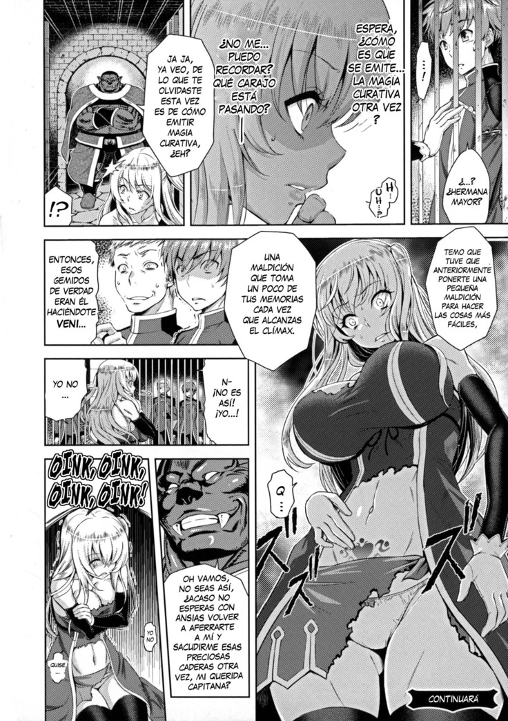 Erona -Orc no Inmon ni Okasareta Onna Kishi no Matsuro-   Erona -La Caída de una Hermosa Guerrera Maldecida con la Lasciva Marca de un Orco- Cap. 1-3