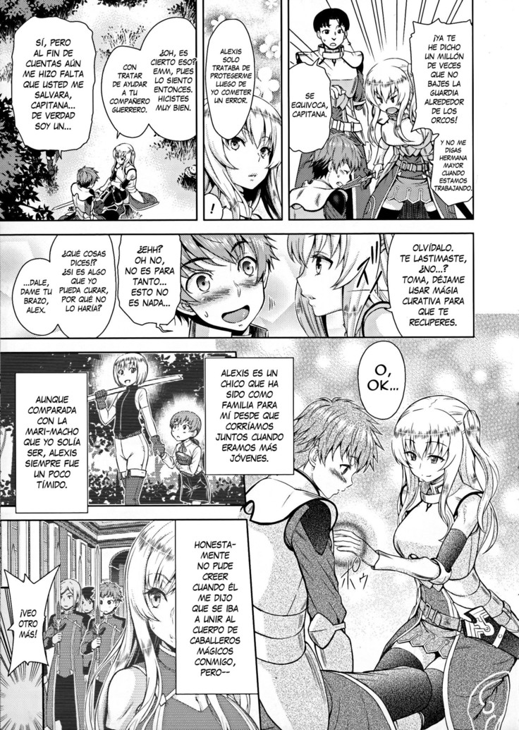 Erona -Orc no Inmon ni Okasareta Onna Kishi no Matsuro-   Erona -La Caída de una Hermosa Guerrera Maldecida con la Lasciva Marca de un Orco- Cap. 1-3