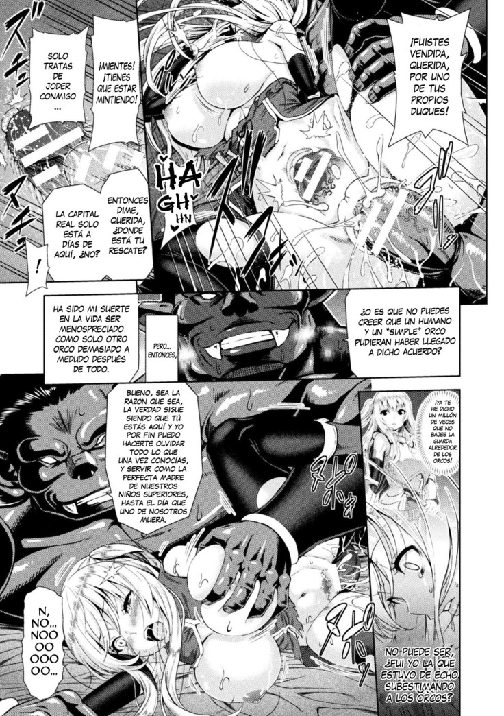 Erona -Orc no Inmon ni Okasareta Onna Kishi no Matsuro-   Erona -La Caída de una Hermosa Guerrera Maldecida con la Lasciva Marca de un Orco- Cap. 1-3