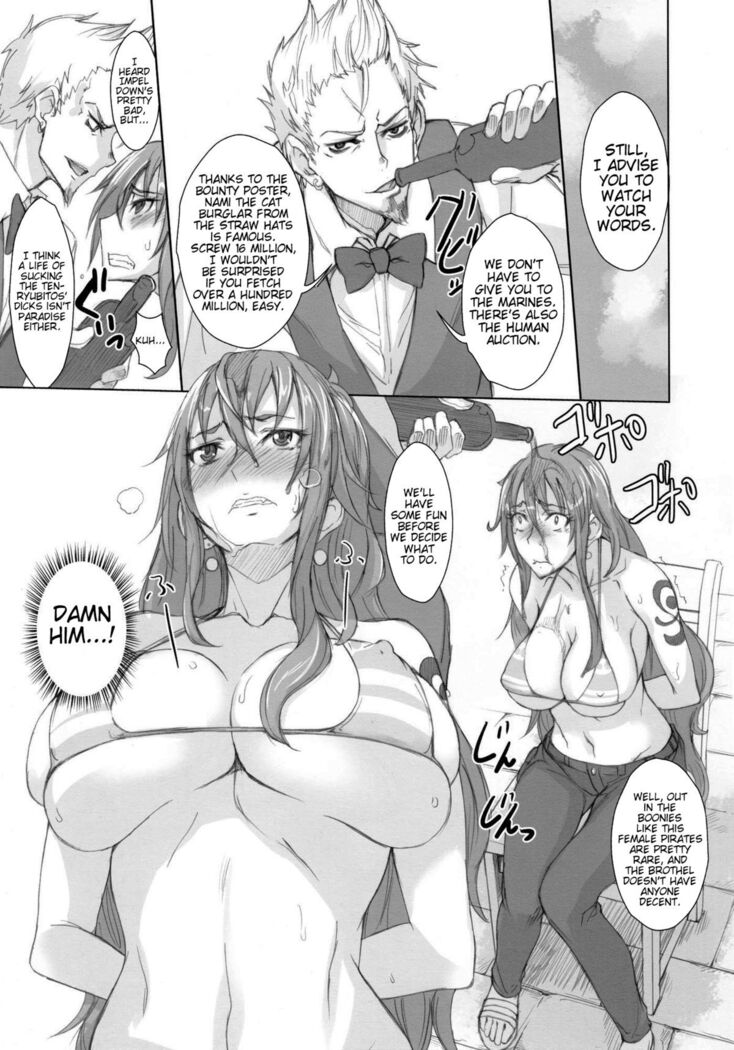 (C82) [Majimeya (isao)] GrandLine Chronicle 2 Rainyuu | GrandLine Chronicle 2 - Thunder-Tits (One Piece) [English] {doujin-moe.us}