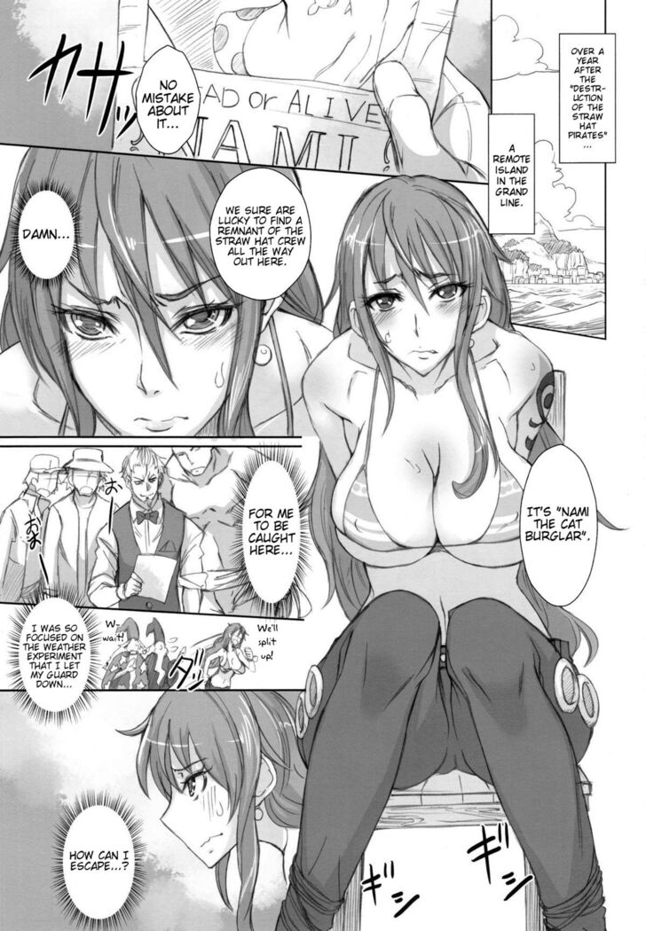 (C82) [Majimeya (isao)] GrandLine Chronicle 2 Rainyuu | GrandLine Chronicle 2 - Thunder-Tits (One Piece) [English] {doujin-moe.us}