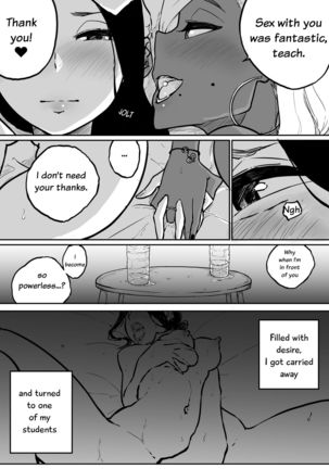 Sparta Sensei ga Oshiego no Bitch Gal ni Ecchi na Koto Sareru Hanashi 2 | The Story of a Strict Teacher Who Got Fucked by Her Gyaru Bitch Student  #2 Page #43