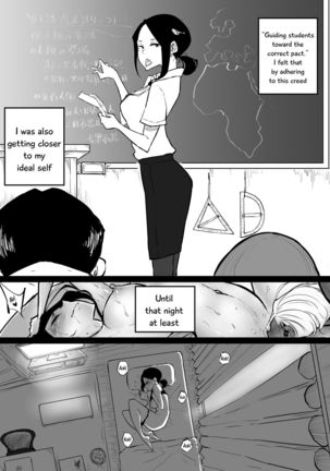 Sparta Sensei ga Oshiego no Bitch Gal ni Ecchi na Koto Sareru Hanashi 2 | The Story of a Strict Teacher Who Got Fucked by Her Gyaru Bitch Student  #2 Page #8