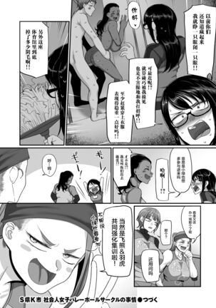 [Yamamoto Zenzen] S-ken K-shi Shakaijin Joshi Volleyball Circle no Jijou Ch. 15 (COMIC Kuriberon DUMA 2022-04 Vol. 35) [Chinese] [转尾巴猫汉化] Page #25