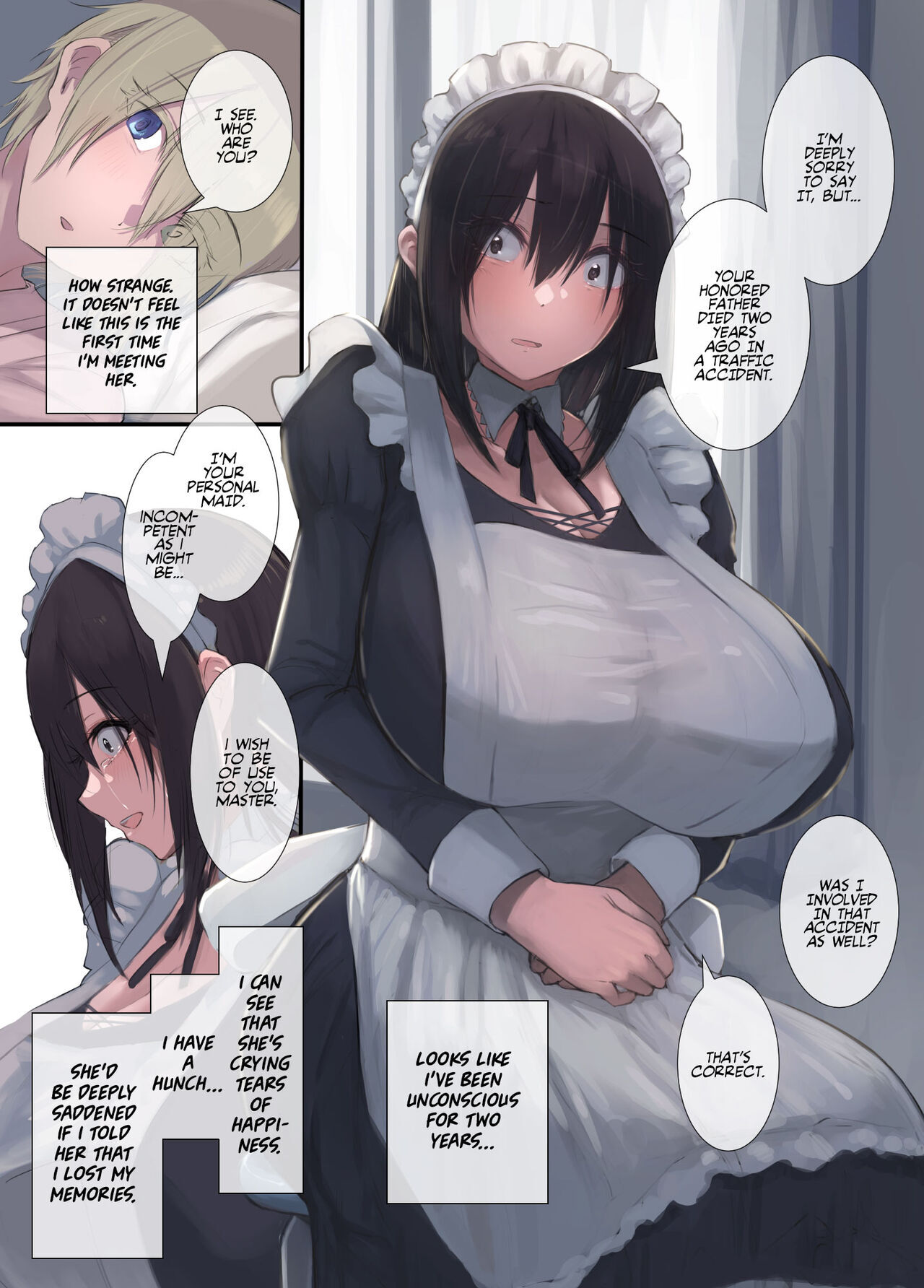 4390works (Natsuishi Nana)] Gokuama -Yonpakugan No Maid San- | Super Sweet  Crazy-eyed Maid [English] [Team Rabu2] - English - Original Work Hentai