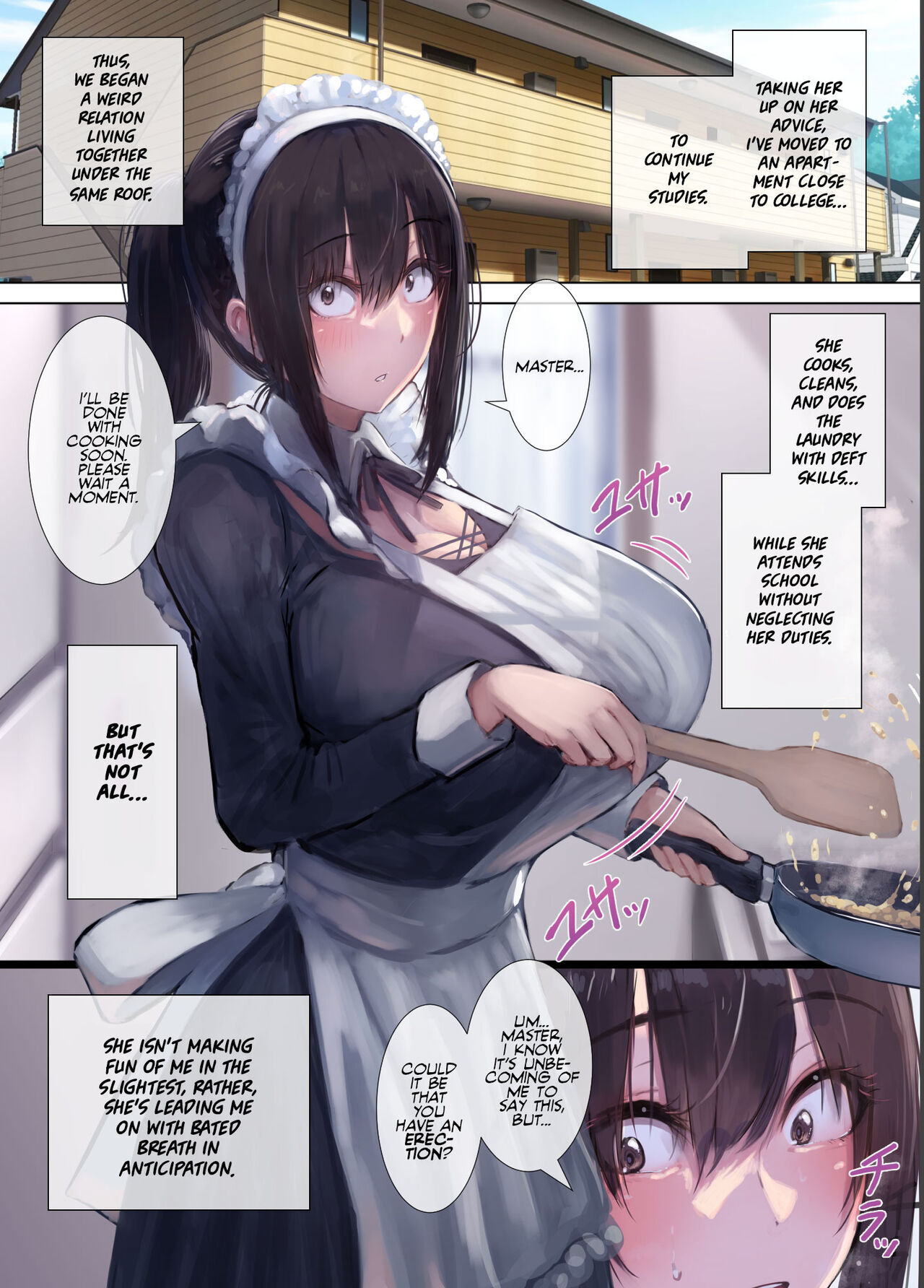 Read [4390works (Natsuishi Nana)] Gokuama -Yonpakugan No Maid San- | Super  Sweet Crazy-eyed Maid [English] [Team Rabu2] online for free | Doujin.sexy