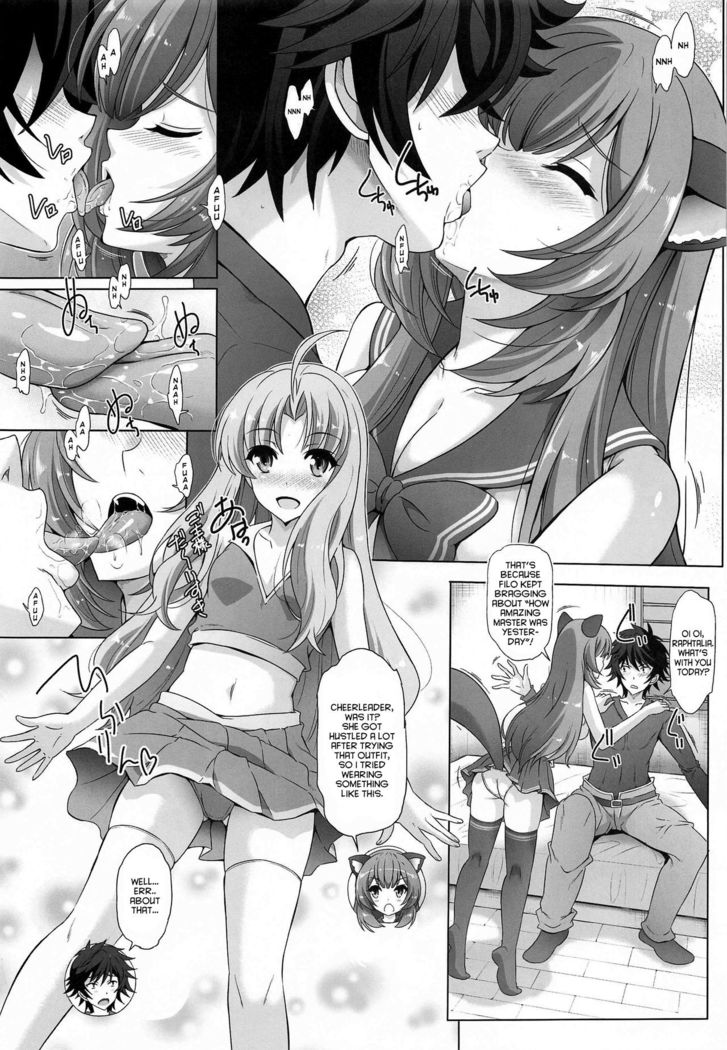 Yoru mo Sugoku Rippa na Yuusha-sama ni 1-ban Jouzu ni Gohoushi Dekiru no wa Raphtalia nandesu kara ne