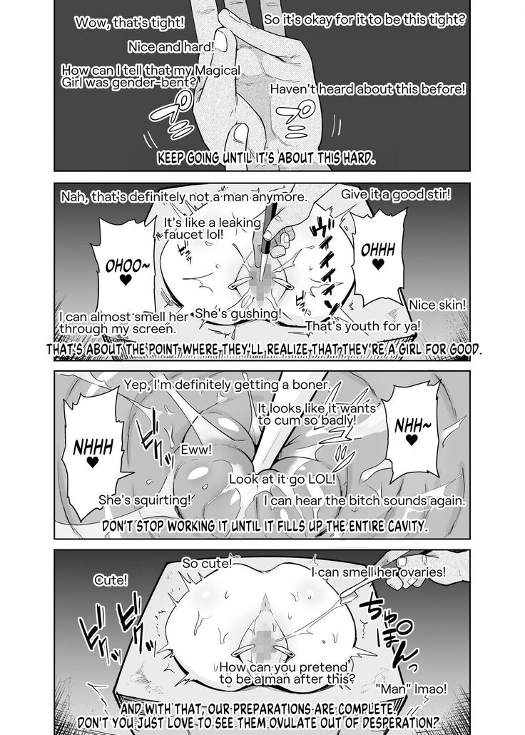 TS Mahou Shoujo Chevalier-chan no Omanko wa Zenritsusen ga Nokotte iru kara Kitsukute Binkan tte Maji desu ka! | Is it true that TS Magical Girl Chevalier still has her Prostate?