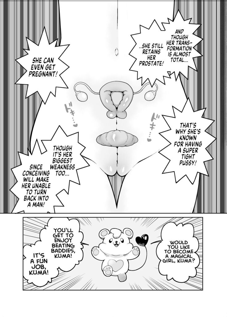 TS Mahou Shoujo Chevalier-chan no Omanko wa Zenritsusen ga Nokotte iru kara Kitsukute Binkan tte Maji desu ka! | Is it true that TS Magical Girl Chevalier still has her Prostate?