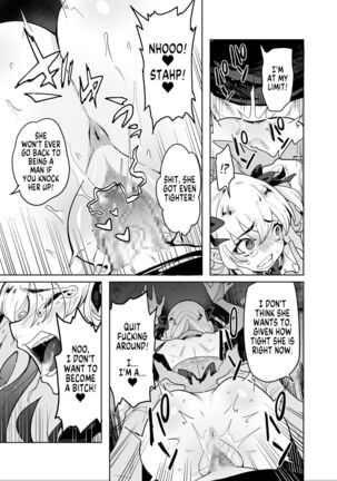 TS Mahou Shoujo Chevalier-chan no Omanko wa Zenritsusen ga Nokotte iru kara Kitsukute Binkan tte Maji desu ka! | Is it true that TS Magical Girl Chevalier still has her Prostate? Page #18
