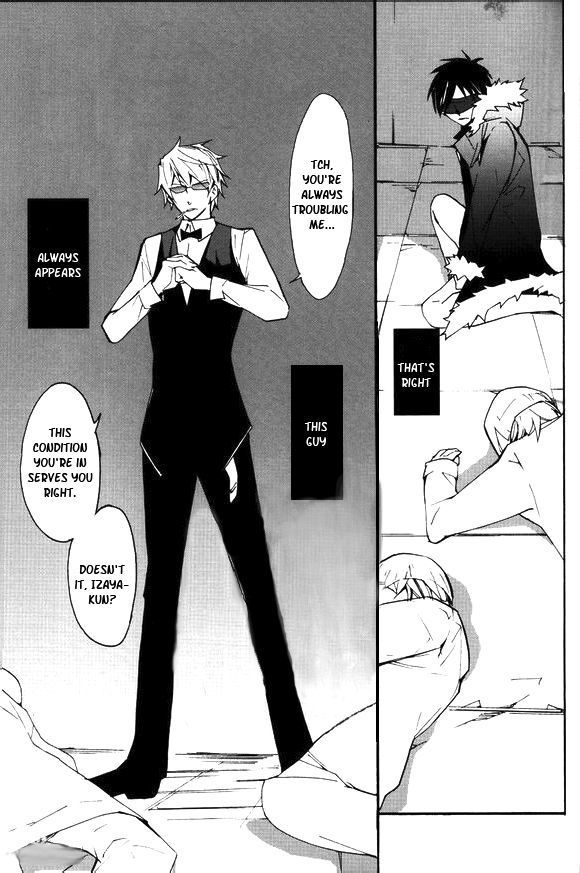 [arabicYAMATO] Izaya's Imprisonment - Durarara doujinshi (Yaoi-Sei) English