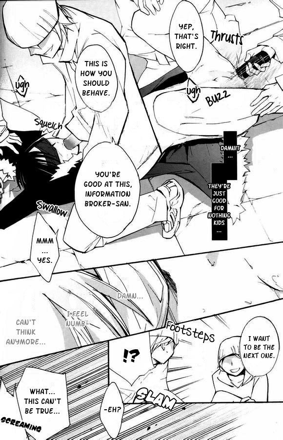[arabicYAMATO] Izaya's Imprisonment - Durarara doujinshi (Yaoi-Sei) English