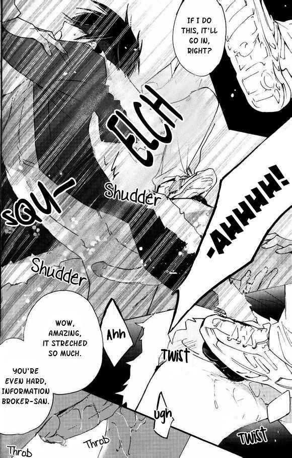 [arabicYAMATO] Izaya's Imprisonment - Durarara doujinshi (Yaoi-Sei) English