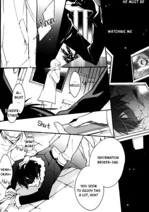 [arabicYAMATO] Izaya's Imprisonment - Durarara doujinshi (Yaoi-Sei) English Page #14