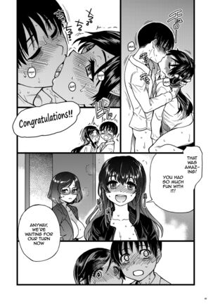 Watashi o Ecchi no Nakama ni Irete kudasai | Please Let Me Be a Part of your Sex Group Page #42