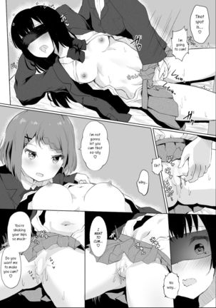 Jugyouchuu ni RemoCon Rotor Tsukerareta Okaeshi ni Kousoku Les Sex Suru Hanashi | A Story About Tied Up Lesbian Sex in Return for Vibrator Play in the Middle of Class Page #33