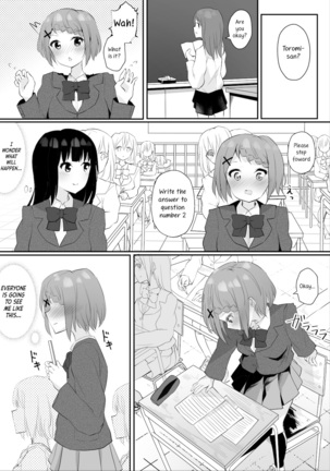 Jugyouchuu ni RemoCon Rotor Tsukerareta Okaeshi ni Kousoku Les Sex Suru Hanashi | A Story About Tied Up Lesbian Sex in Return for Vibrator Play in the Middle of Class Page #14