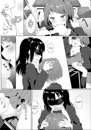 Jugyouchuu ni RemoCon Rotor Tsukerareta Okaeshi ni Kousoku Les Sex Suru Hanashi | A Story About Tied Up Lesbian Sex in Return for Vibrator Play in the Middle of Class Page #28